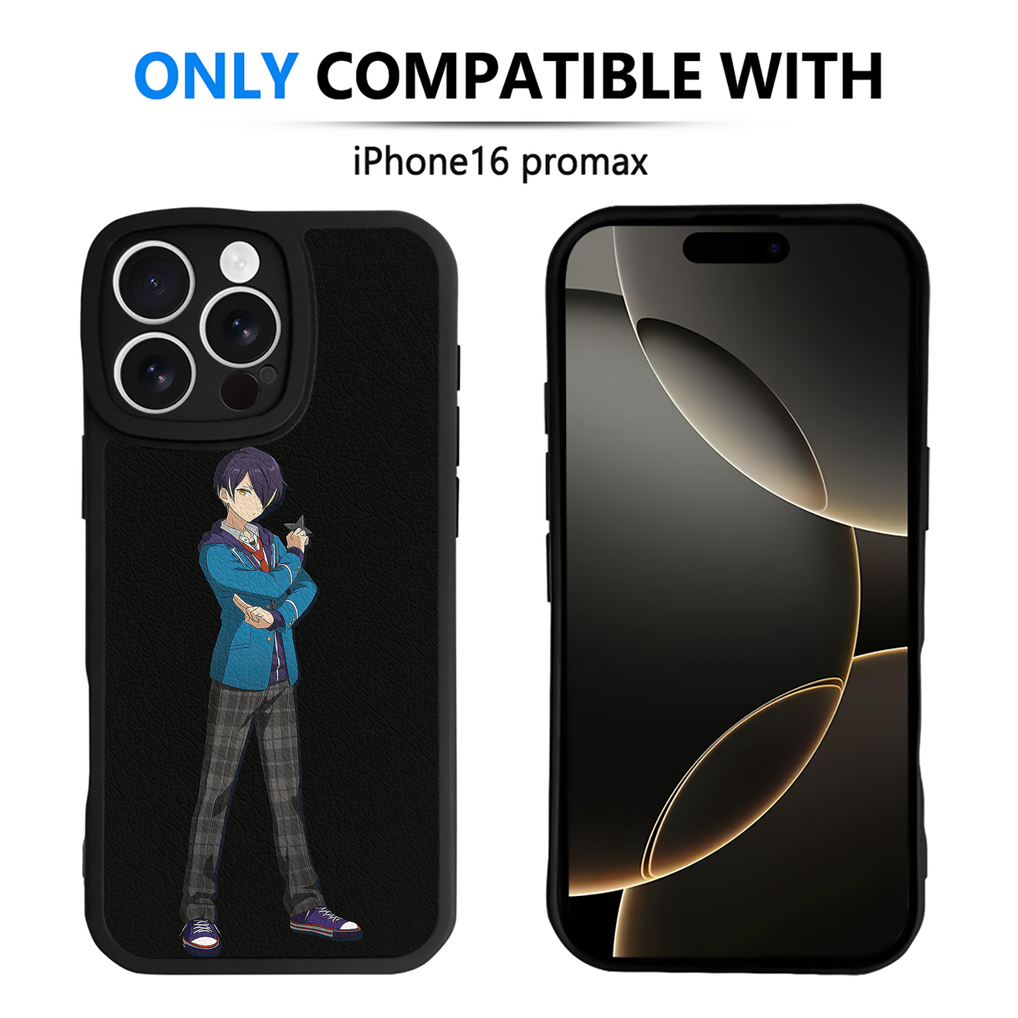 （画像用） あんさんぶるスターズ! Ensemble Stars 【iPhone 16シリーズ対応】シリコンスマホケース（レザー調） 材質：シリコン